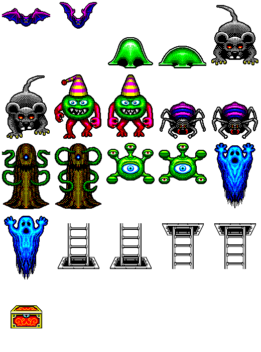 Ultima V - Dungeon sprite sheet