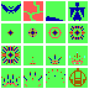 Ultima II C64 - Mondain sprite sheet