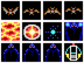 Ultima V - Mondain sprite sheet