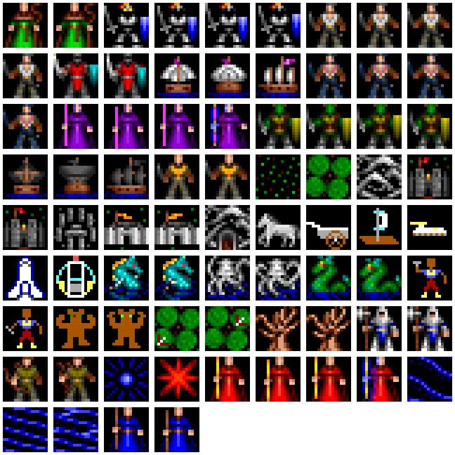 VGA - Overland sprite sheet