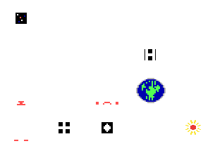 EGA - Space sprite sheet